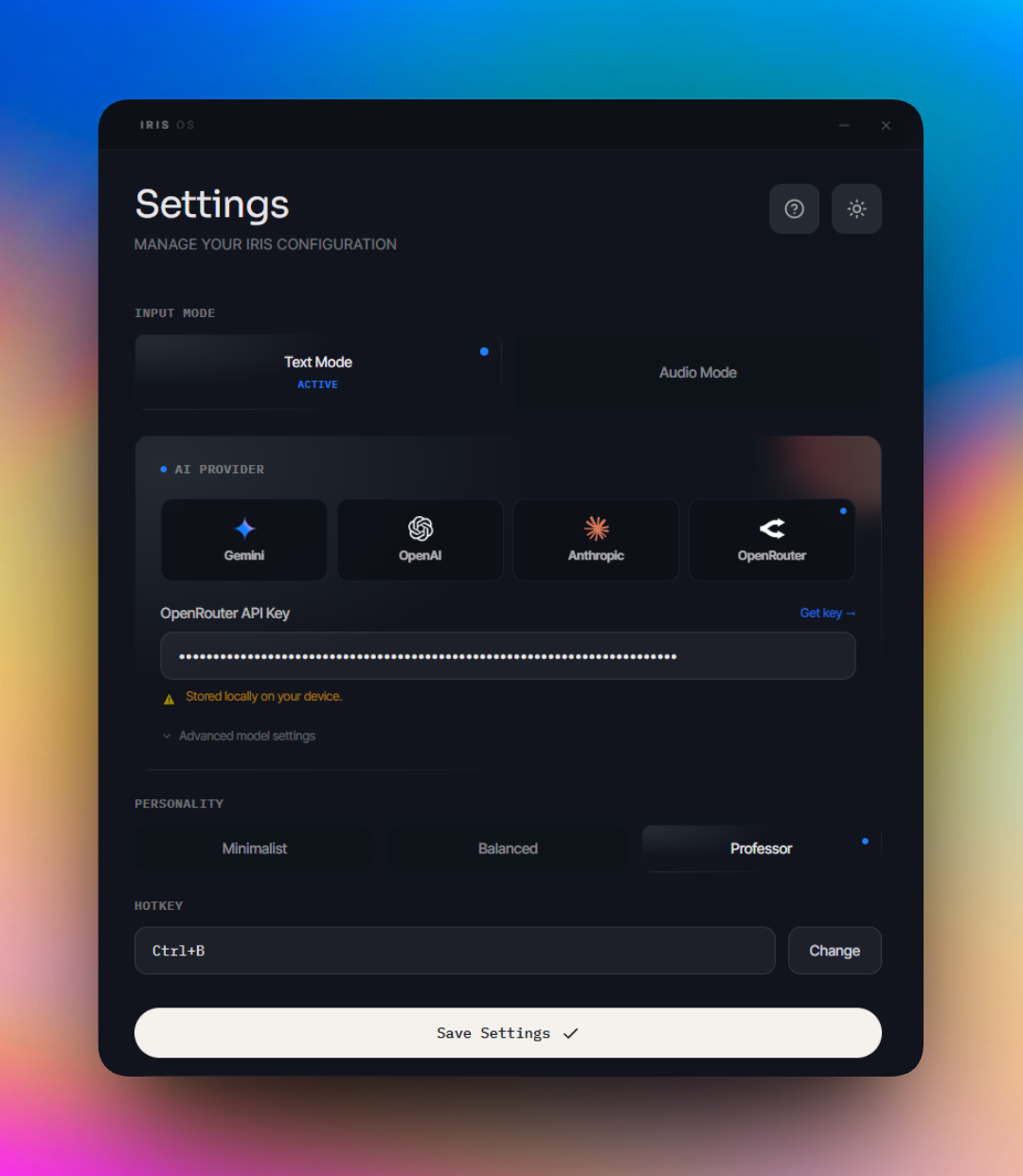 Iris Desktop AI: Intelligent Context-Aware Assistant